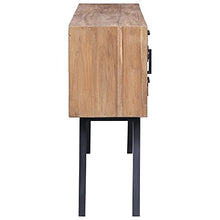 vidaXL - Beistellschrank 140 x 30 x 75 cm Massivholz Teak