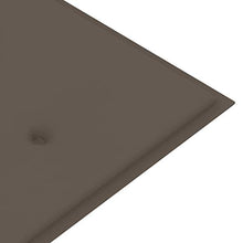 vidaXL Panca da Giardino con Cuscino Talpa 150 cm in Legno di Teak