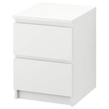 IKEA MALM Cassettiera 2 cassetti bianco