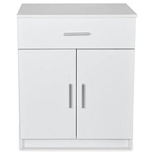 Credenza in Truciolato 71x35x88 cm Bianca