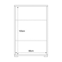 Mobile Armadio 2 ante H110 L71 P41 Cm finitura Cemento Dd270k