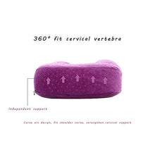 LBLQWE Cuscino a Forma di U, Cuscino in Cotone a Forma di Anatra in Cotone con Memoria a Rimbalzo Lento da Viaggio, pisolino da Ufficio, Cuscino da Viaggio in Aereo, Cuscino da Collo-cottonash