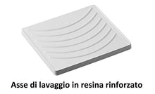 Negrari 9046A Mobile Lavatoio in Resina per Esterno, Bianco