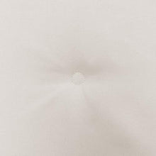 UnfadeMemory Cuscini per Panca da Giardino 2 pz Crema 50x50x3 cm