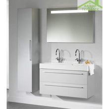Kit Mobile lavabo RIHO & SLIMLINE SET 72 in acrilico lucido, 100 x 38 a 60,5 cm