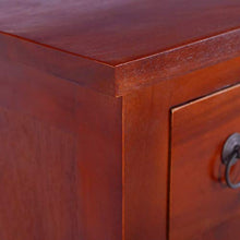 vidaXL Cassettiera in Legno Massello di Mogano