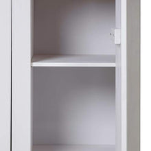 Montloxs Armadio a 3 Ante, 4 Ripiani e Un Ampio Scomparto con un'asta per Appendere, Armadio in Legno di Pino massello, mobili per la Camera da Letto, 118x50x171,5, Bianco