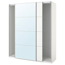 PAX armadio con ante scorrevoli 200x43.5x234 cm bianco/Auli Färvik
