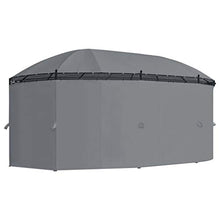 E E-NICES Gazebo con Tende 530x350x265 cm Antracite