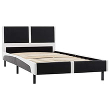 SKM Giroletto Nero e Bianco in Similpelle 90x200 cm (18.4kg)