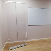 JMAR Banner Pull-up Trasparenti Protezione Addensata Banner Avvolgibile in Lega di Alluminio Pet Trasparente HD per Ufficio, Vendita al Dettaglio, Scuole E Altro