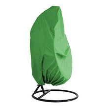 Copertura impermeabile da sedia a battente, patio resistente all'acqua esterno copertura sedia sospesa, custodia per uova in vimini custodie per sedie per uova protettiva per mobili,Verde,190*115cm