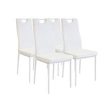 Albatros 2908 Salerno Set di 4 sedie da Pranzo, Bianco