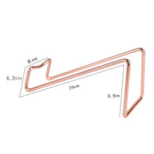 BESTonZON Espositore per Vino Scaffale per Birra Scaffale per Vino Supporto per ripiano per Cellulare Contatore per bancone da Cucina Bancone da Bar (Oro Rosa)