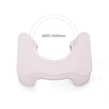 Niduo Bear Sgabello da Bagno Bagno Le Donne Incinte Step Up Sgabello Sgabello Ispessito in plastica, poggiapiedi WC Antiscivolo per emorroidi, stitichezza,Bianca