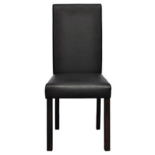 Festnight Sedie poltroncine Cucina e Pranzo h95 cm Pelle 4 Nere