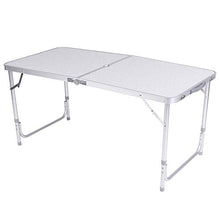 FAMKIT 4Ft Tavolo Pieghevole Cavalletto Camping Partito Picnic BARBECUE Stallo Graden Coperta