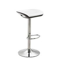 Sgabello da bar WGZ, sedia da bar, sedia elevabile, sedia da bar, sgabello alto, sedia da bar alla moda (colore bianco).