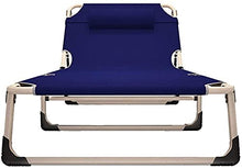 Zero Gravity - Poltrona reclinabile regolabile e pieghevole, reclinabile, per campeggio, prendisole, spiaggia, chaise longue (colore: sedia+cuscino)
