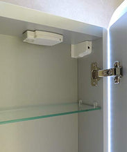 Specchio bagno pensile contenitore 3 ante con specchio filo lucido cm.70x95x13