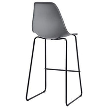 UnfadeMemory Set da Bar Mobili Bistro per Interno Che Esterno 3 pz in Plastica Grigio