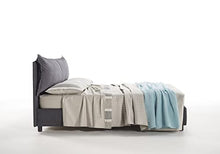 EVERGREENWEB - Letto con Moderno Box Contenitore e Rete a Doghe in Legno Elegante Testiera Tessuto Imbottito SFODERABILE Ideale per Camera da Letto (GRIGIO SCURO, 160X190)
