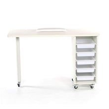 Urbanity Metro Nail Technician Scrivania Tavolo Salone Manicure Postazione Bianco