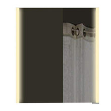 Lux-aqua LLC60X70DP - Armadietto da bagno con specchio, in alluminio, con LED, luce bianca calda/fredda