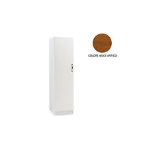iperbriko Armadio componibile per Camera 1 Anta Noce Antico Cm 45x60xH 180