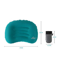 YUANLAISHINI Viaggio Gonfiabile Ultraleggero/Cuscino Outdoor-Comprimibile, Compatto, Gonfiabile, Comodo, Cuscino da Viaggio Ergonomico per Collo E Supporto Lombare, Camp, Zaino