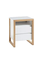 Robas Lund Comodino, Bianco, BxHxT 48x60x40