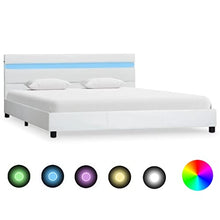SKM Giroletto con LED Bianco in Similpelle 140x200 cm (27.25kg)
