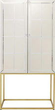 Kare Luxury Champagne Armadio Bar, Beige (Argento), 181 x 89 x 47 cm