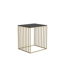 Comodino stabile in metallo forma comodino semplice e durevole e pratico alla moda Oro
