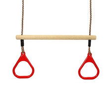 HYISHION for Bambini Anelli Fitness plastica Catena Orizzontale Oscillazione Coperta Trapeze e Ginnastica Combo SKYJIE