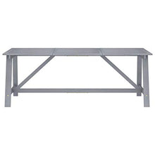 vidaXL Set Pranzo da Giardino 7 pz in Legno Massello di Acacia Grigio