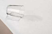 Amazon Basics - Coprimaterasso Impermeabile in Molton per Lettino, 70 x 140 cm, Bianco