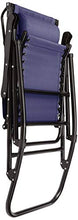 Amazon Basics - Sedia a dondolo pieghevole con parasole, Blu