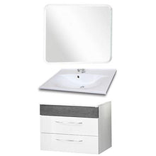 Fackelmann Set di mobili da Bagno sceno Mobiletto da Bagno/lavabo/Specchio