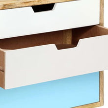 vidaXL Comodino 47x35x63 cm in Legno Massello di Mango