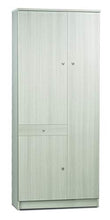 Sarmog Armadio Multiuso Tre Ante Un cassetto Eucalipto 77x34x h183 cm