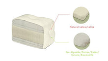 Futon in cotone con 15 cm di lattice, 180x200x19 cm