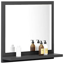 vidaXL Specchio da Bagno Rovere Sonoma 100x10,5x37 cm in Truciolato