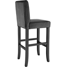 TecTake Sgabelli da bar design noir sgabello 111cm - disponibile in diversi colori - (Nero)