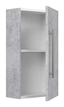 Set di mobili da bagno OPTIMO 80cm (5 pezzi) grigio cemento