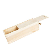 Bottiglia di vino Box in legno chiaro per 1 bottiglia di vino