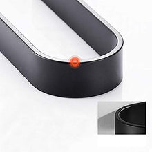 YunNasi Portasciugamani senza foratura per WC e bagno, 30 cm/40 cm/50 cm (30 cm, nero)