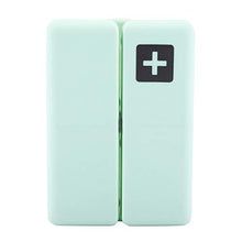 zhuolong Organizer portapillole Magnetico Portatile Pieghevole con Custodia per medicinali con 7 Scomparti(Verde)