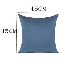 Sunbbingsp Federe Cuscini Divano, 2 PCS Set Cuscini per Divano Decorativi, Cuscini per Divano Blu, Copri Cuscini Divano 45x45 per Cuscino per Divano Camera da Letto Divano Decorativi Letto