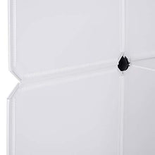 eSituro Guardaroba Modulare Scaffale Portaoggetti con Ante Contenitori per Armadio con 9 Scompartimenti Cubi SGR0030